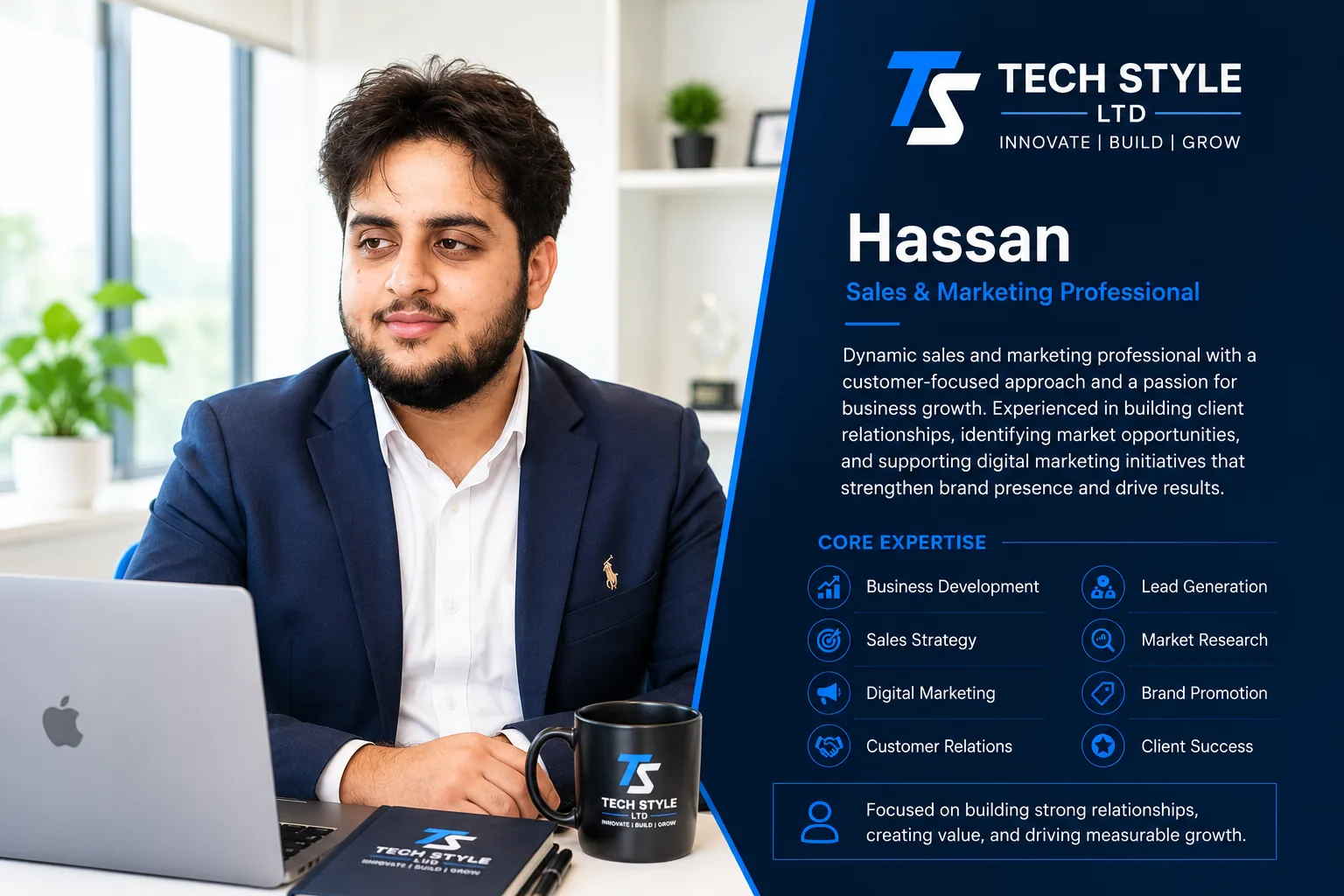 Hassan — Sales & Marketing Professional